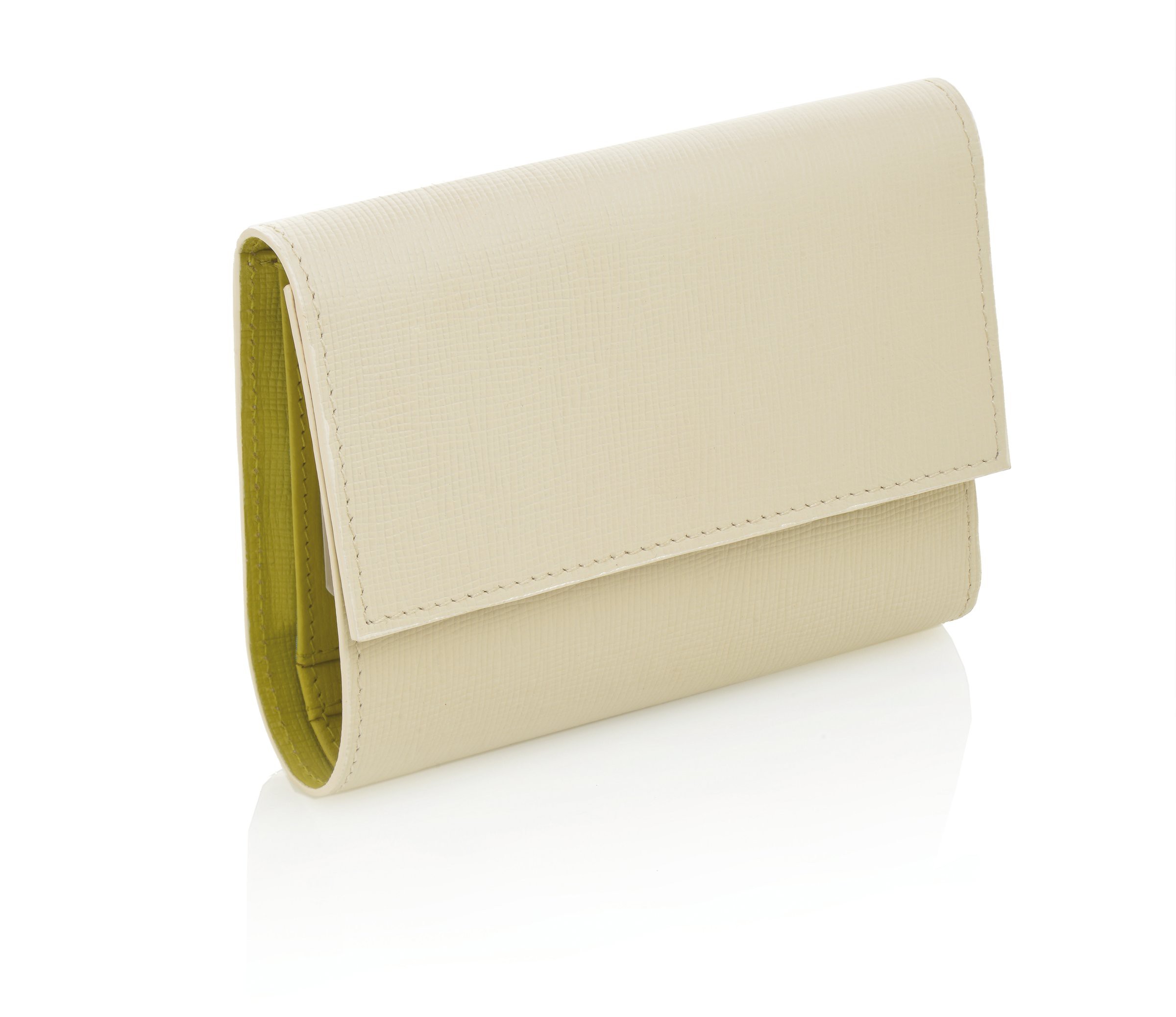 PORTAFOGLI CON BUSTINA SMALL DONNA IN PELLE - SAFFIANO - BIANCO