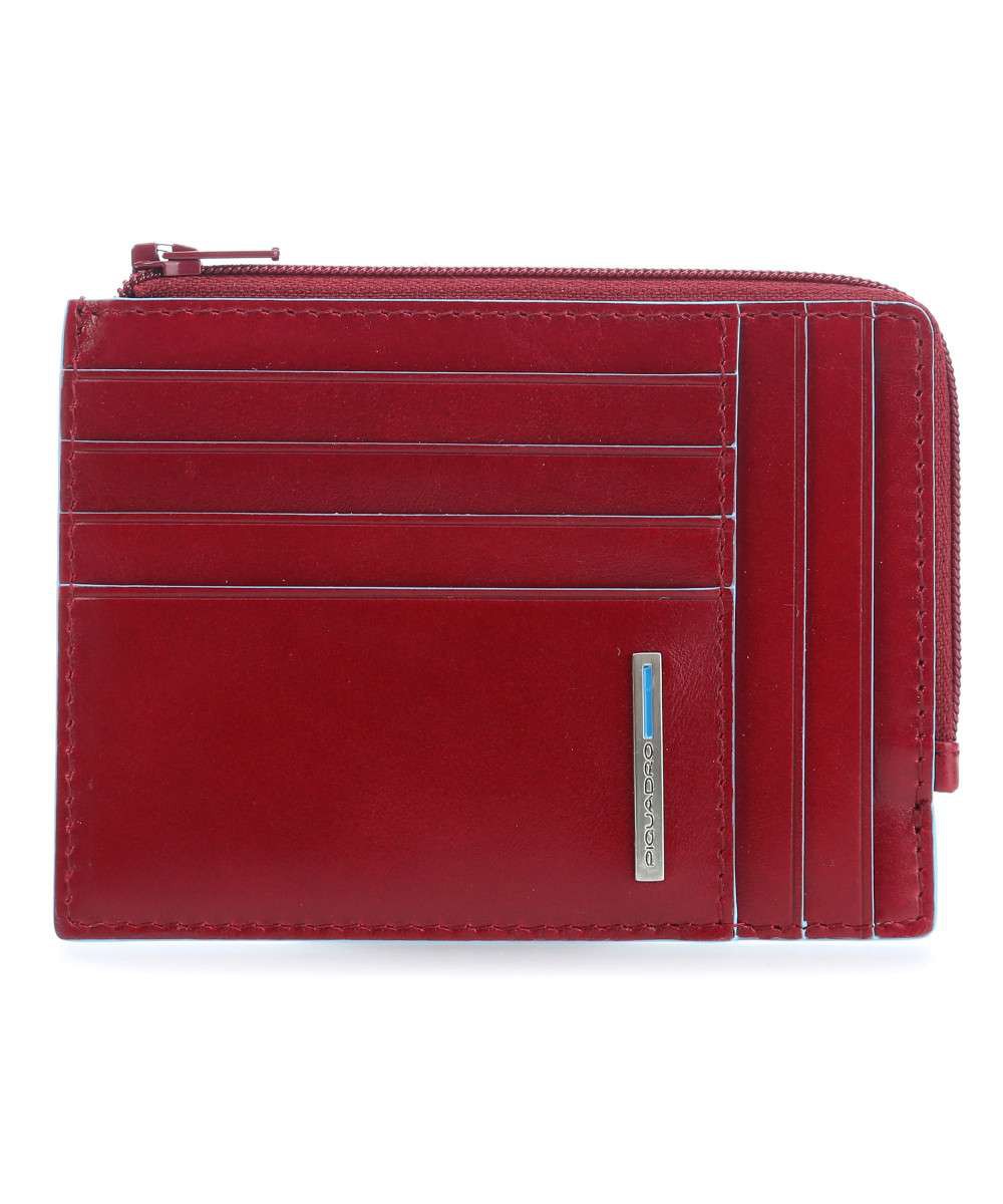 Bustina portamonete doc.card RFID BLUE SQUARE ROSSO