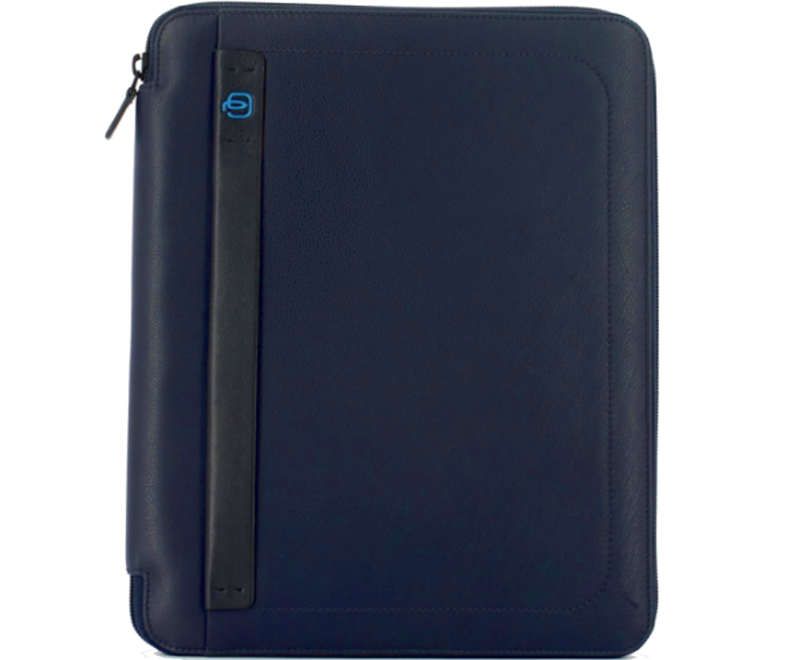 Portablocco sottile formato A4 con zip e portapenna P15 Pulse Blu